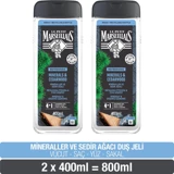 Le Petit Marseillais Nature For Men Mineraller Selvi Ağacı Aromalı Nemlendirici Duş Jeli 2x400 ml