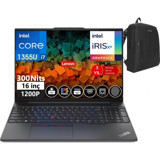 Lenovo Thinkpad E16 Gen 1 TB21JN0006TX21 Dahili Intel Iris Xe Graphics Eligible Intel Core i7 1355U 24 GB Ram 512 GB SSD 16 inç Full HD Windows 11 Pro Laptop + WeblegelsinÇanta