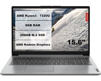 Lenovo IdeaPad 82VG008ATX Dahili AMD Radeon 610M AMD Ryzen 3 7320U 8 GB Ram 256 GB SSD 15.6 inç Full HD FreeDos Laptop