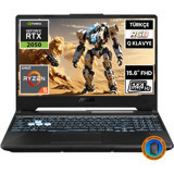 Asus TUF Gaming A15FA506NF-HN050A17-CNT018 Harici GeForce RTX 2050 AMD Ryzen 5 7535HS 64 GB Ram 2 TB SSD 15.6 inç Full HD FreeDos Oyuncu Laptop