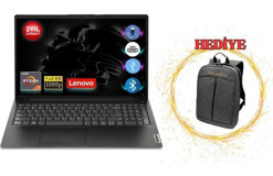 Lenovo V15 Gen 4 82YU00Q6TXA12 Dahili AMD Radeon 610M AMD Ryzen 5 7520U 8 GB Ram 256 GB SSD 15.6 inç Full HD Windows 10 Pro Laptop + çanta