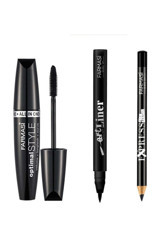 Farmasi Optimal Maskara + Siyah Göz Kalemi + Art Liner Kalem Eyeliner Makyaj Seti