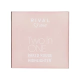 Rival Loves Me Two In One No:02 Peach Highlighter Paleti