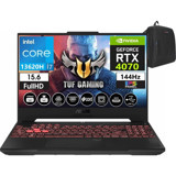 Asus TUF Gaming F15 FX507VI-LP09648 Harici GeForce RTX 4070 Intel Core i7 13620H 96 GB DDR5 Ram 4 TB SSD 15.6 inç Full HD Windows 11 Pro Oyuncu Laptop + WeblegelsinÇanta