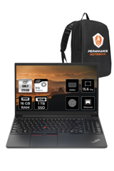 Lenovo E15 21E6006YTX Dahili Intel Iris Xe Graphics Eligible Intel Core i7 1255U 16 GB Ram 1 TB SSD 15.6 inç Full HD FreeDos Laptop + Çanta