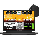 Dell Alienware M16 R1 AWM16I7X70WH01 Harici GeForce RTX 4070 Intel Core i7 13700HX 16 GB DDR5 Ram 512 GB SSD 16 inç QHD Windows 11 Home Oyuncu Laptop + Zetta Çanta