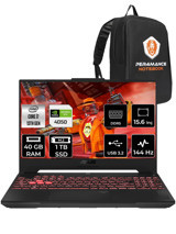 Asus TUF Gaming F15 LP260 Harici GeForce RTX 4050 Intel Core i7 13620H 40 GB Ram 1 TB SSD 15.6 inç Full HD FreeDos Oyuncu Laptop + PER4 Çanta