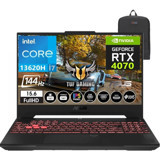 Asus TUF Gaming F15 FX507VI-LP09013 Harici GeForce RTX 4070 Intel Core i7 13620H 96 GB DDR5 Ram 512 GB SSD 15.6 inç Full HD FreeDos Oyuncu Laptop + WeblegelsinÇanta