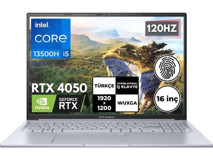 Asus Vivobook 16X K3605VU-N1166 BT46 Harici GeForce RTX 4050 Intel Core i5 13500H 24 GB Ram 4 TB SSD 16.0 inç Full HD Windows 10 Pro Oyuncu Laptop