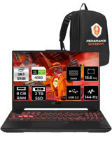 Asus TUF Gaming F15 LP261 Harici GeForce RTX 4050 Intel Core i7 13620H 8 GB Ram 2 TB SSD 15.6 inç Full HD FreeDos Oyuncu Laptop + PER4 Çanta