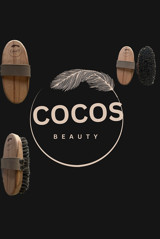 Cocos Beauty Selülit Giderici Sapsız At Kılı Fırçası Siyah