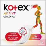 Kotex Active Ultra Organik 16'lı Normal Günlük Ped
