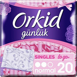 Orkid Singles To Go Organik 20'li Normal Günlük Ped