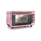 Schafer Backofen 38 lt Izgaralı Klasik Fanlı Mini Fırın Pembe