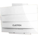 Cucinox F 18 60 cm Cam Yüzey Karbon Filtreli Bacasız Duvar Tipi Davlumbaz Beyaz