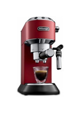 Delonghi Dedica EC685.BK 1300 W Metal Tezgah Üstü Kapsülsüz Manuel Espresso Makinesi Kırmızı