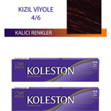 Wella Koleston Single 4.6 Kızıl Krem Saç Boyası 2x60 ml