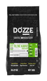 Dozze Metal Filtre Sade Arabica-Robusta Öğütülmüş Filtre Kahve 1 kg