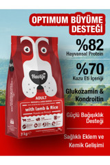 Havlife Kuzu Etli Orta Irk Yetişkin Köpek Maması 3 kg