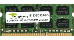 Bigboy B1333D3S9/8G 8 GB DDR3 1x8 1333 MHz Ram