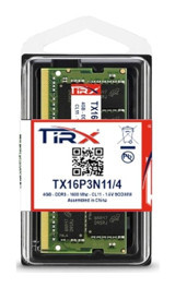 Tirx TX16P3N11/4 4 GB DDR3 1x4 1600 MHz Ram