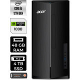 Acer Aspire TC1760 DTBHUEM005P345 Harici GeForce GT 1030 Intel Core i5 12400 48 GB Ram 4 TB SSD Tower FreeDos Masaüstü Bilgisayar + PER4 BELLEK