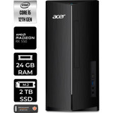 Acer Aspire TC1760 DTBHUEM005P324 Harici Radeon RX 550 Intel Core i5 12400 24 GB Ram 2 TB SSD Tower FreeDos Masaüstü Bilgisayar + PER4 BELLEK