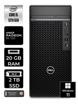 Dell OptiPlex 7010MT N010O7010MTU Harici Radeon RX 550 Intel Core i5 13500 20 GB Ram 2 TB SSD Tower Windows 11 Pro Masaüstü Bilgisayar + PER4 BELLEK