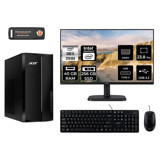 Acer Aspire TC1760 DT.BHUEM.005 Dahili Intel UHD Graphics Intel Core i5 12400 40 GB Ram 256 GB SSD Tower FreeDos 23.8 inç Monitörlü Masaüstü Bilgisayar