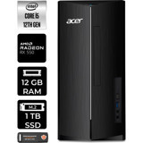 Acer Aspire TC1760 DTBHUEM005P308 Harici Radeon RX 550 Intel Core i5 12400 12 GB Ram 1 TB SSD Tower FreeDos Masaüstü Bilgisayar + PER4 BELLEK