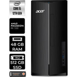 Acer Aspire TC1760 DTBHUEM005P442 Harici Radeon RX 550 Intel Core i5 12400 48 GB Ram 512 GB SSD Tower Windows 11 Pro Masaüstü Bilgisayar + PER4 BELLEK