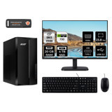 Acer Aspire TC1760 DT.BHUEM.004 Harici GeForce GT 730 4 GB Intel Core i3 12100 20 GB Ram 4 TB SSD Tower FreeDos 23.8 inç Monitörlü Masaüstü Bilgisayar