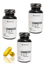 Dr.Organic 3-6-9 Omega 3 Balık Yağı Kapsül 950 mg 3x200 Adet