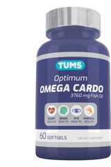 Tums Optimum Omega Cardo Omega 3 Balık Yağı Kapsül 1250 mg 60 Adet