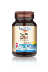 Validus Kids Omega 3 Balık Yağı Kapsül 1200 mg 60 Adet