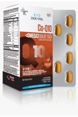 Zade Vital Co-Q10 Omega 3 Balık Yağı Kapsül 1000 mg 30 Adet