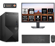 Dell Vostro 3020 N2062VDT3020MTUMNT436 Dahili Intel UHD Graphics Intel Core i7 13700 40 GB Ram 256 GB SSD Tower Windows 11 Pro 23.8 inç Monitörlü Masaüstü Bilgisayar + PER4 BELLEK