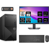 Dell Vostro 3910MT N3563VDT3910MNT346 Dahili Intel UHD Graphics Intel Core i3 12100 64 GB Ram 256 GB SSD Tower FreeDos 23.8 inç Monitörlü Masaüstü Bilgisayar + PER4 BELLEK