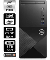 Dell Vostro 3910MT N3563VDT3910P368 Dahili Intel UHD Graphics Intel Core i3 12100 20 GB Ram 1 TB SSD Tower Windows 11 Home Masaüstü Bilgisayar + PER4 BELLEK