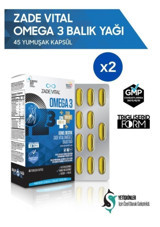 Zade Vital Premium Omega 3 Balık Yağı Kapsül 120 mg 90 Adet
