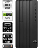 HP Pro Tower 290 G9 8T2X0ESP347 Harici GeForce GT 1030 Intel Core i3 13100 64 GB Ram 512 GB SSD Tower FreeDos Masaüstü Bilgisayar + PER4 BELLEK