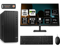 HP Pro Tower 290 G9 8T2X0ESMNT3414 Harici GeForce GT 1030 Intel Core i3 13100 16 GB Ram 2 TB SSD Tower Windows 11 Pro 23.8 inç Monitörlü Masaüstü Bilgisayar + PER4 BELLEK