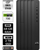 HP Pro Tower 290 G9 6D3A5EAP444 Harici GeForce GT 730 4 GB Intel Core i5 12500 48 GB Ram 2 TB SSD Tower Windows 11 Pro Masaüstü Bilgisayar + PER4 BELLEK