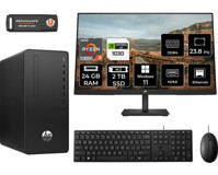 HP 295 G9 6D391EAMNT2424 Harici GeForce GT 730 4 GB AMD Ryzen 3 5300G 24 GB Ram 2 TB SSD Tower Windows 11 Pro 23.8 inç Monitörlü Masaüstü Bilgisayar + PER4 BELLEK