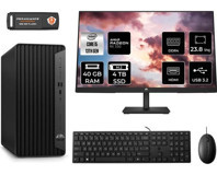 HP Pro Tower 290 G9 8T2W9ESMNT1340 Harici Radeon RX 550 Intel Core i5 13500 40 GB Ram 4 TB SSD Tower FreeDos 23.8 inç Monitörlü Masaüstü Bilgisayar + PER4 BELLEK