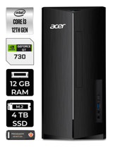 Dell Vostro 3910MT N3563VDT3910EMEA Harici GeForce GT 730 4 GB Intel Core i3 12100 12 GB Ram 4 TB SSD Tower FreeDos Masaüstü Bilgisayar + PER4 BELLEK