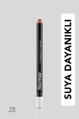 Flormar No:113 Suya Dayanıklı Mat Pastel Beyaz Kalem Eyeliner