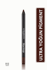 Flormar Ultra No:012 Suya Dayanıklı Mat Pastel Kahverengi Kalem Eyeliner