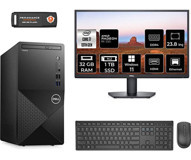 Dell Vostro 3020 N2062VDT3020MTUMNT1428 Harici Radeon RX 550 Intel Core i7 13700 32 GB Ram 1 TB SSD Tower Windows 11 Pro 23.8 inç Monitörlü Masaüstü Bilgisayar + PER4 BELLEK