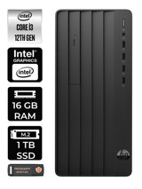 HP Pro Tower 290 G9 6D3A1EA Dahili Intel UHD Graphics Intel Core i3 12100 16 GB Ram 1 TB SSD Tower FreeDos Masaüstü Bilgisayar + PER4 BELLEK